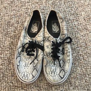 Snake Print Vans